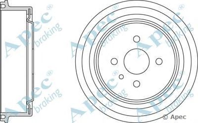 APEC BRAKING drm9502 -  Тормозной барабан